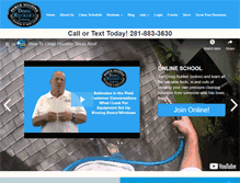Tablet Screenshot of pressurecleaningschool.com